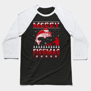 Merry Fishmas Baseball T-Shirt